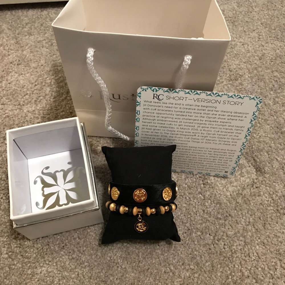 rustic cuff set